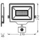 Ledvance - LED Væghængt projektør med sensor FLOODLIGHT ESSENTIAL LED/100W/230V IP65