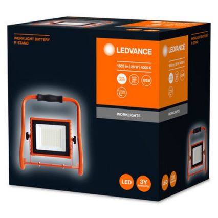 Ledvance - LED projektør R-STAND LED/20W/5V IP44