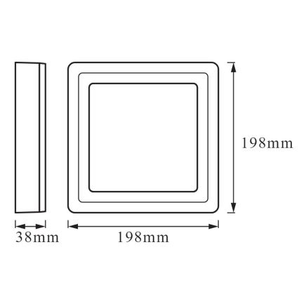 Ledvance - LED RGB dæmpbart loftlys LED/19W/230V + fjernbetjening