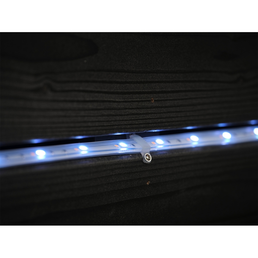 Ledvance - LED RGB Dæmpbar solarbånd FLEX MAGIC 3m LED/1,2W/3,7V 2000 mAh IP44 + fjernbetjening