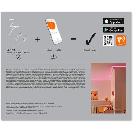Ledvance - LED RGB+TW Dæmpbar Smart+ Flex Strip 2m LED/8,5W/230V Wi-Fi