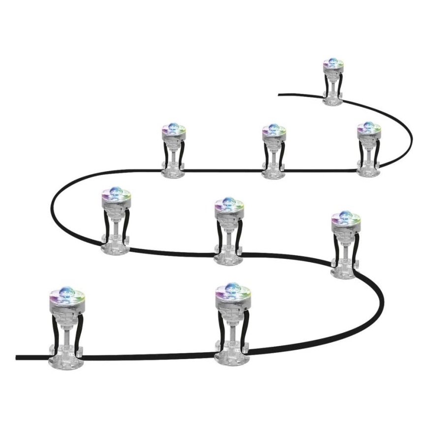 Ledvance - LED RGB Udendørs forlænger sæt SMART+ DOT 9xLED/2,5W/230V IP65 Wi-Fi