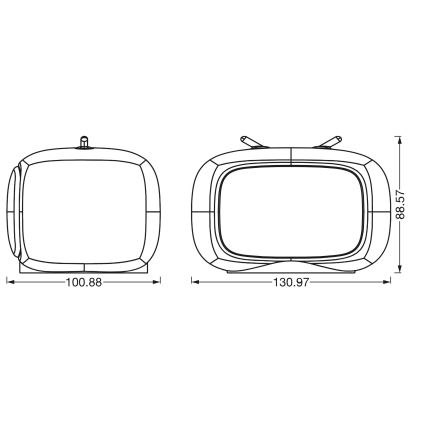 Ledvance - LED RGBW berøringsbetjent børnenatlampe TOUCH LED/2,5W/5V