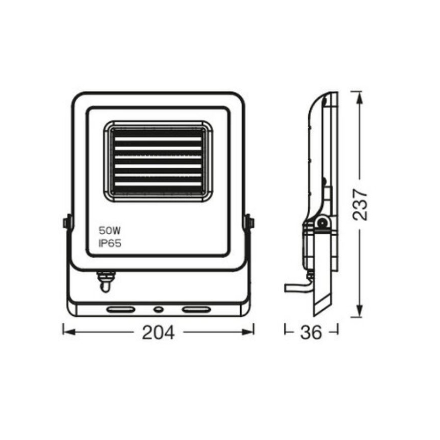 Ledvance - LED RGBW Dæmpbar udendørs projektør SMART+ FLOODLIGHT LED/50W/230V IP65 Wi-Fi