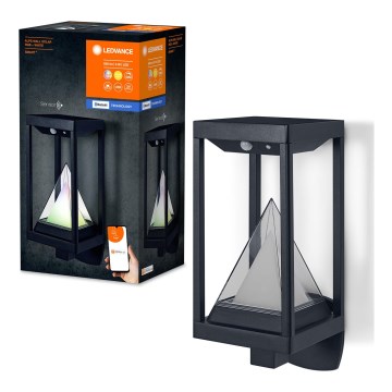 Ledvance - LED RGBW Dæmpbar solcelle væglampe med bevægelses- og skumringssensor SMART+ ALPS LED/6W/3,7V 2200 mAh 3000K IP44