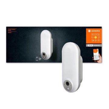 Ledvance - LED RGBW Dæmpbart udendørs væglampe med sensor og kamera SMART+ LED/15W/230V Wi-Fi IP44