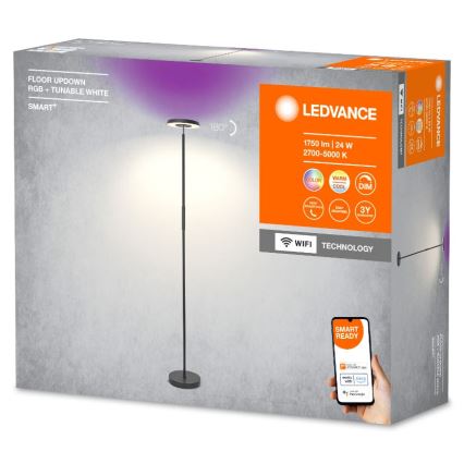 Ledvance - LED RGBW Gulvlampe dæmpbar SMART+ FLOOR LED/13,5W/230V 2700-5000K Wi-Fi