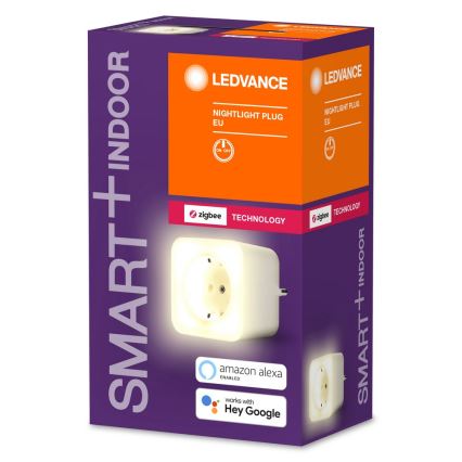 Ledvance - LED smart-stikkontakt med lys SMART+ PLUG 3680W