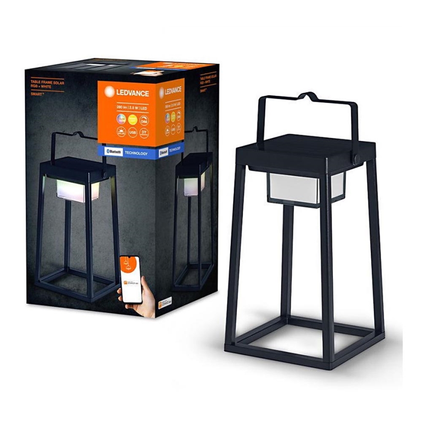Ledvance - LED solcellelampe m. RGBW-farver dæmpbar SMART+ TABLE LED/2,5W/3,7V 2200 mAh IP44