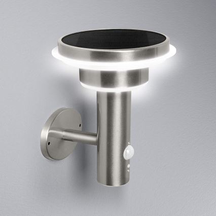 Ledvance - LED solcellelampe med sensor dæmpbar CIRCLE LED/6W/3,2V 2200 mAh IP44
