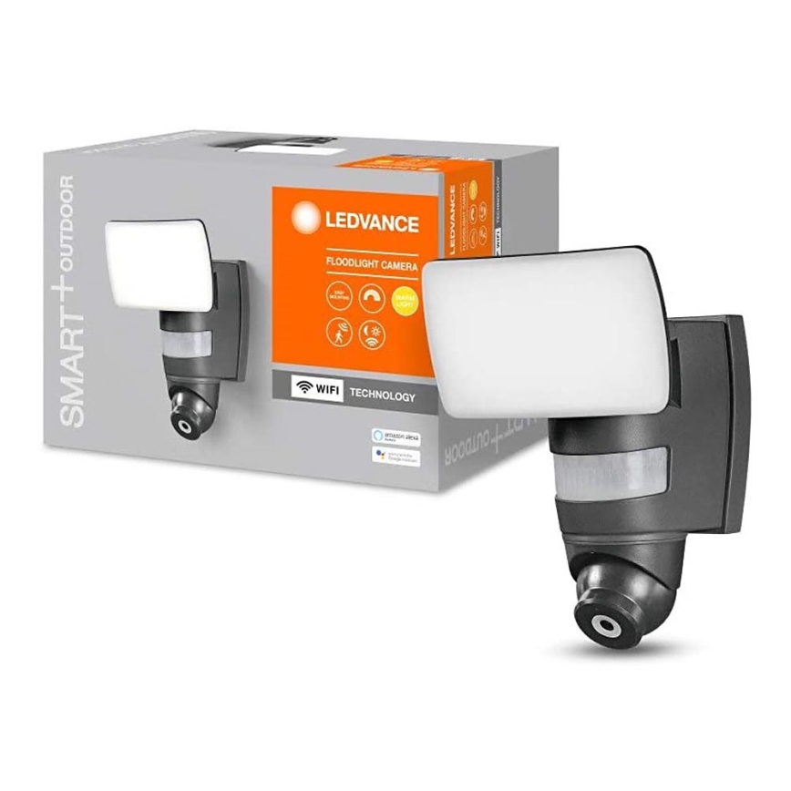 Ledvance - LED spotlampe med sensor og kamera SMART+ LED/24W/230V IP44 Wi-Fi