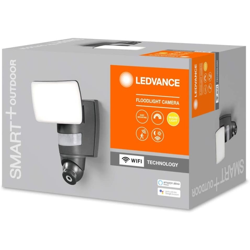 Ledvance - LED spotlampe med sensor og kamera SMART+ LED/24W/230V IP44 Wi-Fi