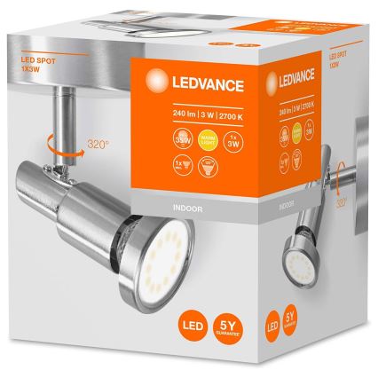 Ledvance - LED spotlampe SPOT 1xGU10/3W/230V