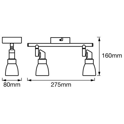 Ledvance - LED spotlampe SPOT 2xG9/2W/230V