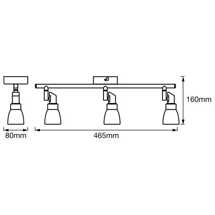 Ledvance - LED spotlampe SPOT 3xG9/2W/230V