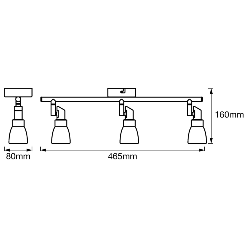 Ledvance - LED spotlampe SPOT 3xG9/2W/230V