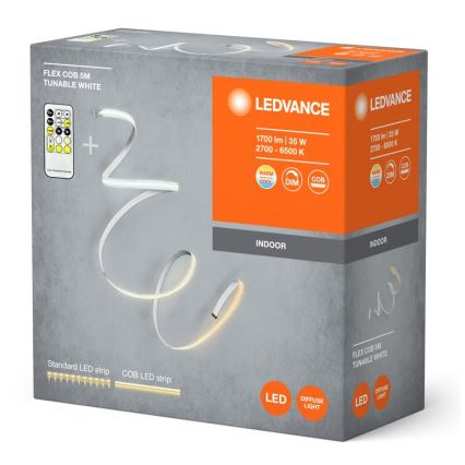 Ledvance - LED strip dæmpbar FLEX COB 5 m LED/35W/230V 2700-6500K + fjernbetjening