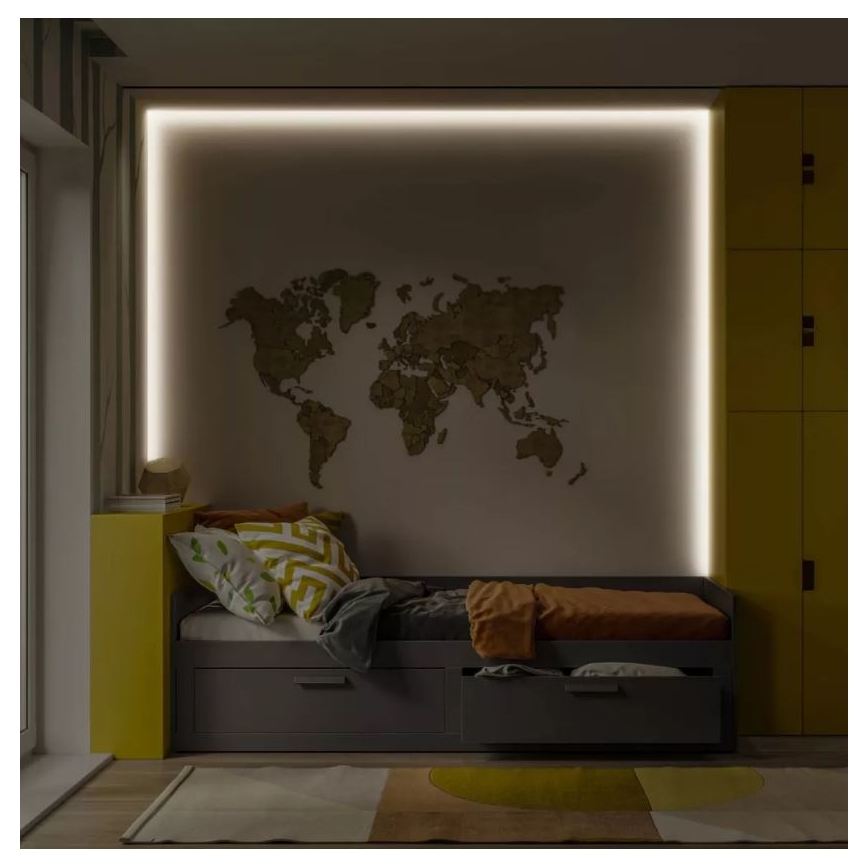 Ledvance - LED strip m. RGB-farver dæmpbar FLEX AUDIO 3 m LED/12,5W/230V + fjernbetjening