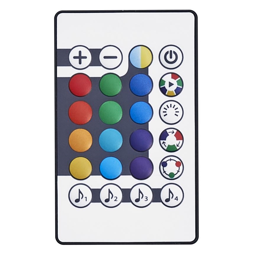 Ledvance - LED strip m. RGB-farver dæmpbar FLEX AUDIO 3 m LED/12,5W/230V + fjernbetjening