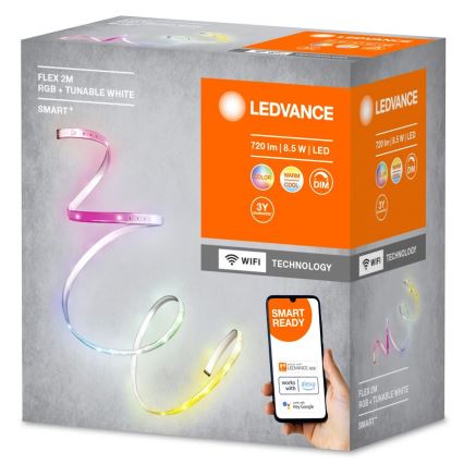 Ledvance - LED strip RGB+TW dæmpbar SMART+ FLEX 2 m LED/8,5W/230V Wi-Fi