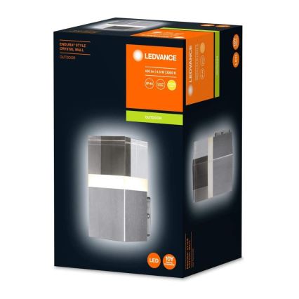 Ledvance - LED udendørs væglampe CRYSTAL LED/4,5W/230V IP44