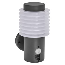 Ledvance - LED Udendørs væglampe med sensor ENDURA RONDO LED/9,5W/230V IP44 antracit