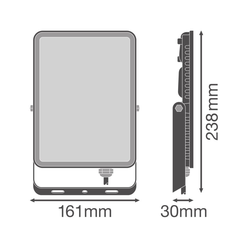 Ledvance - LED udendørs vægmonteret flomlys FLOODLIGHT LED/50W/230V IP65