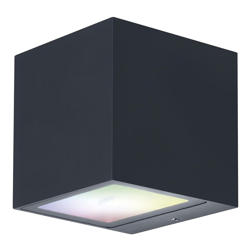 Ledvance - Udendørs LED væglampe dæmpbar RGBW-farver SMART+ BRICK LED/14W/230V Wi-Fi IP44