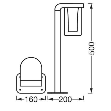 Ledvance - LED udendørslampe dæmpbar RGBW-farver CASCADE LED/10W/230V IP44 Wi-Fi