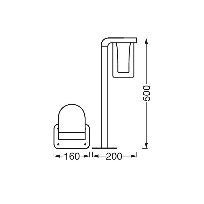 Ledvance - LED udendørslampe dæmpbar RGBW-farver CASCADE LED/10W/230V IP44 Wi-Fi