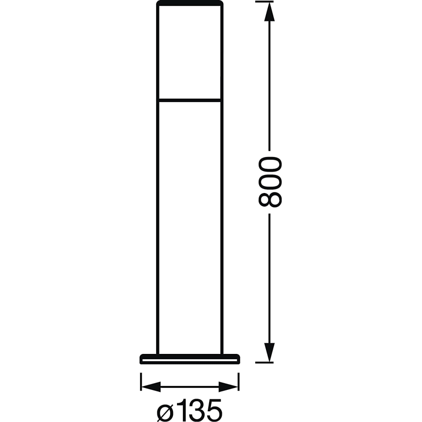 Ledvance - LED udendørslampe dæmpbar RGBW-farver SMART+ PIPE LED/10W/230V Wi-Fi IP44