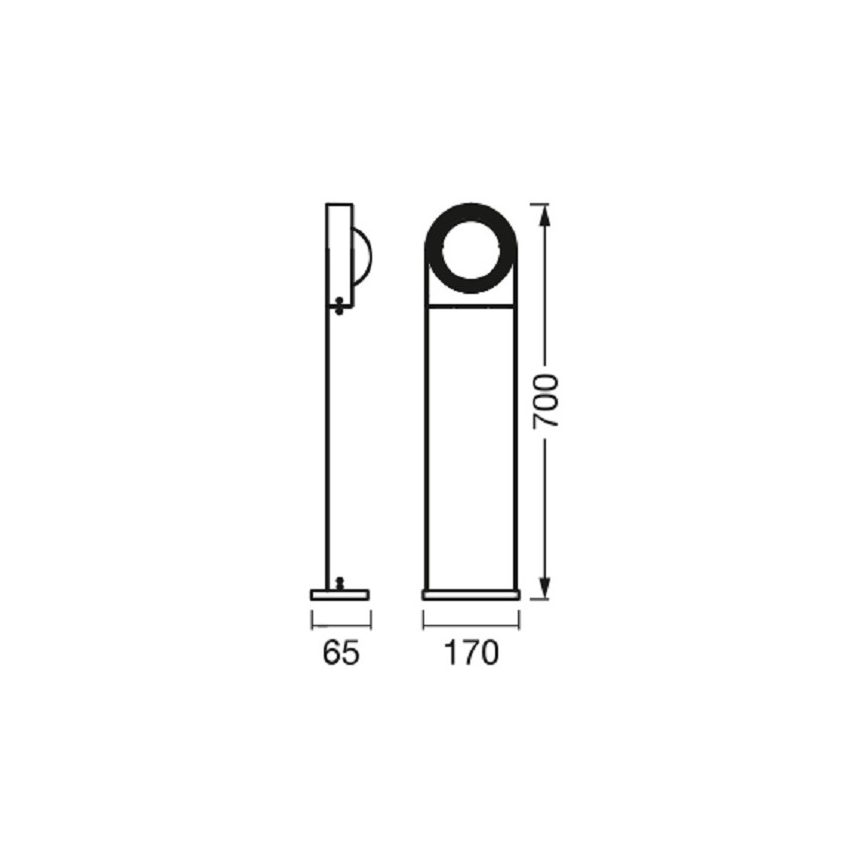 Ledvance - LED udendørslampe dæmpbar SWING LED/6,7W/230V IP44 Wi-Fi