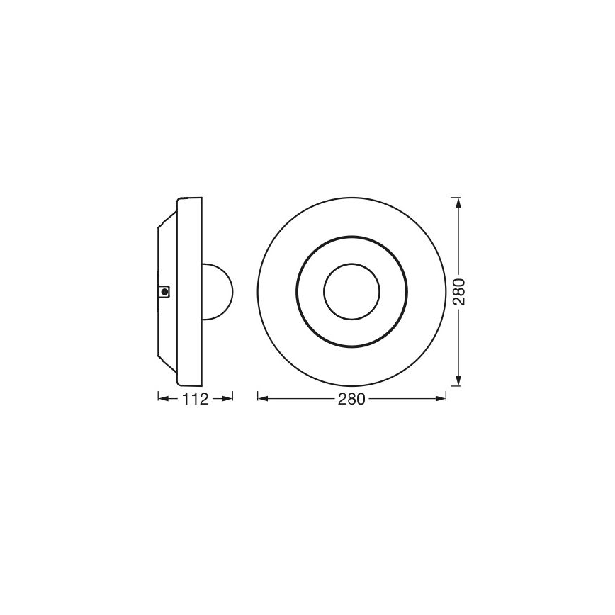 Ledvance - LED udendørslampe med sensor og kamera SMART+ LED/22W/230V IP44 Wi-Fi