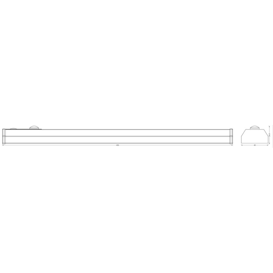 Ledvance - LED underskabslampe med sensor MOBILE LED/1W/5V 1000 mAh 4000K 40 cm