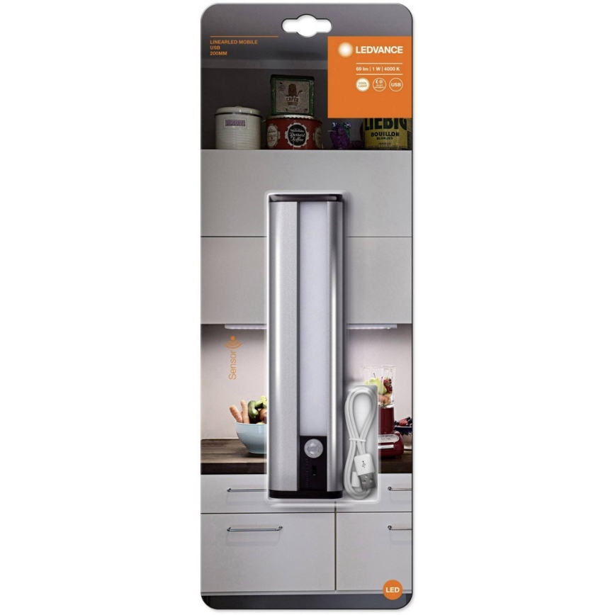 Ledvance - LED underskabslampe med sensor MOBILE LED/1W/5V 1800 mAh