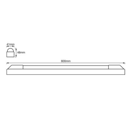 Ledvance - LED underskabslampe POWER BATTEN LED/12W/230V 4000K