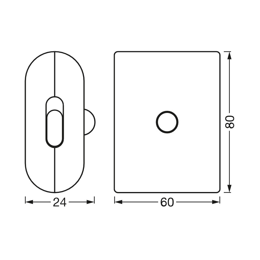 Ledvance - LED Til børn orientering lys med sensor NIGHTLUX LED/0,2W/4,5V 3000K