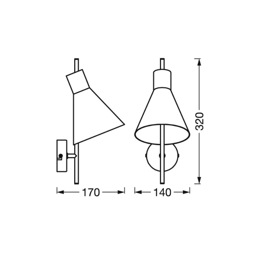 Ledvance - LED væglampe DECOR TOKIO LED/5W/230V
