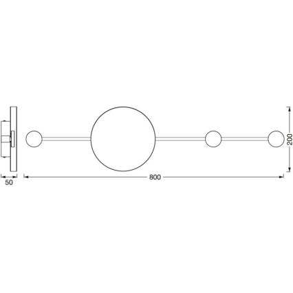 Ledvance - LED væglampe DECOR WOOD LED/6W/230V