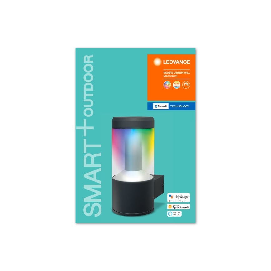 Ledvance - LED væglampe dæmpbar RGBW-farver SMART+ MODERN LED/12W/230V IP44 BT