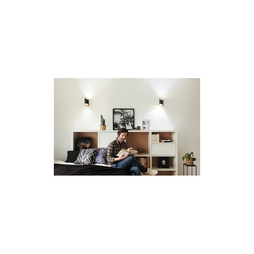 Ledvance - LED væglampe dæmpbar SMART+ CYLINDRO LED/12W/230V 3000-6500K Wi-Fi sort