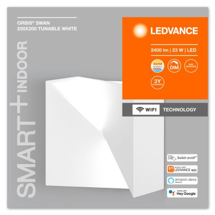 Ledvance - LED væglampe dæmpbar SMART+ SWAN LED/23W/230V 3000-6500K Wi-Fi