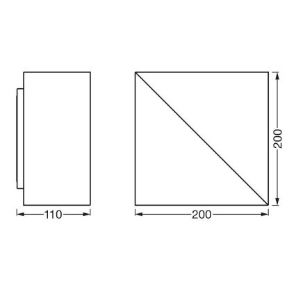 Ledvance - LED væglampe dæmpbar SMART+ SWAN LED/23W/230V 3000-6500K Wi-Fi