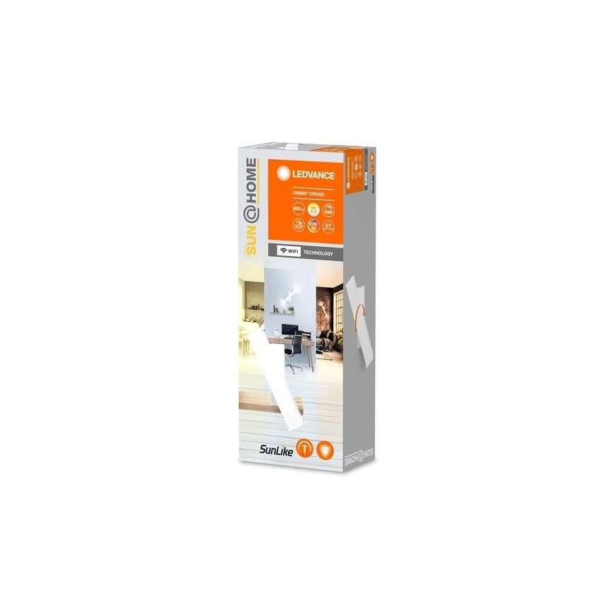 Ledvance - LED væglampe dæmpbar SUN@HOME CROSS 2xLED/6W/230V Wi-Fi