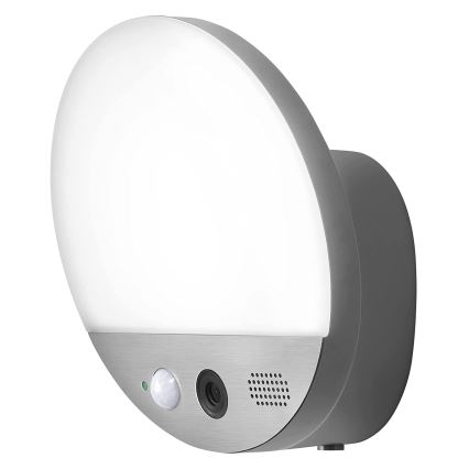 Ledvance - Udendørs LED væglampe med sensor og kamera SMART+ LED/15W/230V Wi-Fi IP44