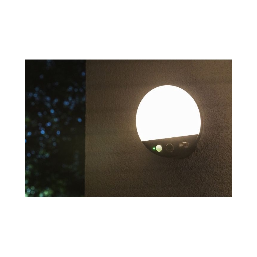 Ledvance - Udendørs LED væglampe med sensor og kamera SMART+ LED/15W/230V Wi-Fi IP44