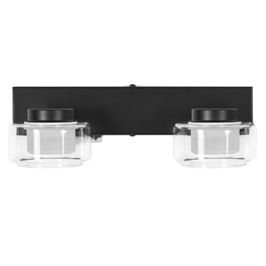Ledvance - LED væglampe til badeværelse ORBIS FLAME 2xLED/5,5W/230V 3000/4000K IP44 sort
