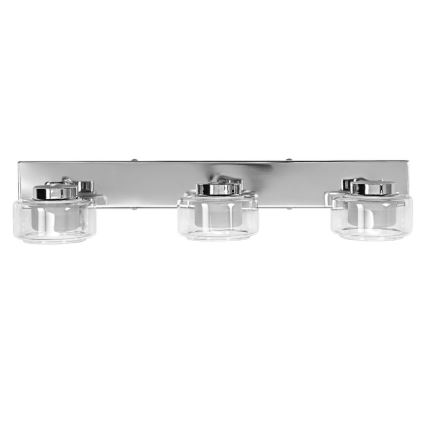 Ledvance-LED væglampe til badeværelse ORBIS FLAME 3xLED/5,5W/230V IP44 krom