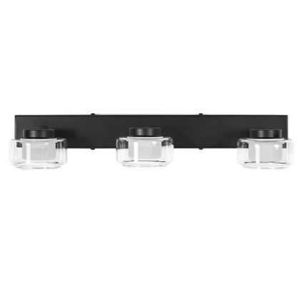 Ledvance - LED væglampe til badeværelse ORBIS FLAME 3xLED/5,5W/230V 3000/4000K IP44 sort