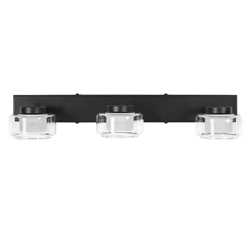 Ledvance - LED væglampe til badeværelse ORBIS FLAME 3xLED/5,5W/230V 3000/4000K IP44 sort